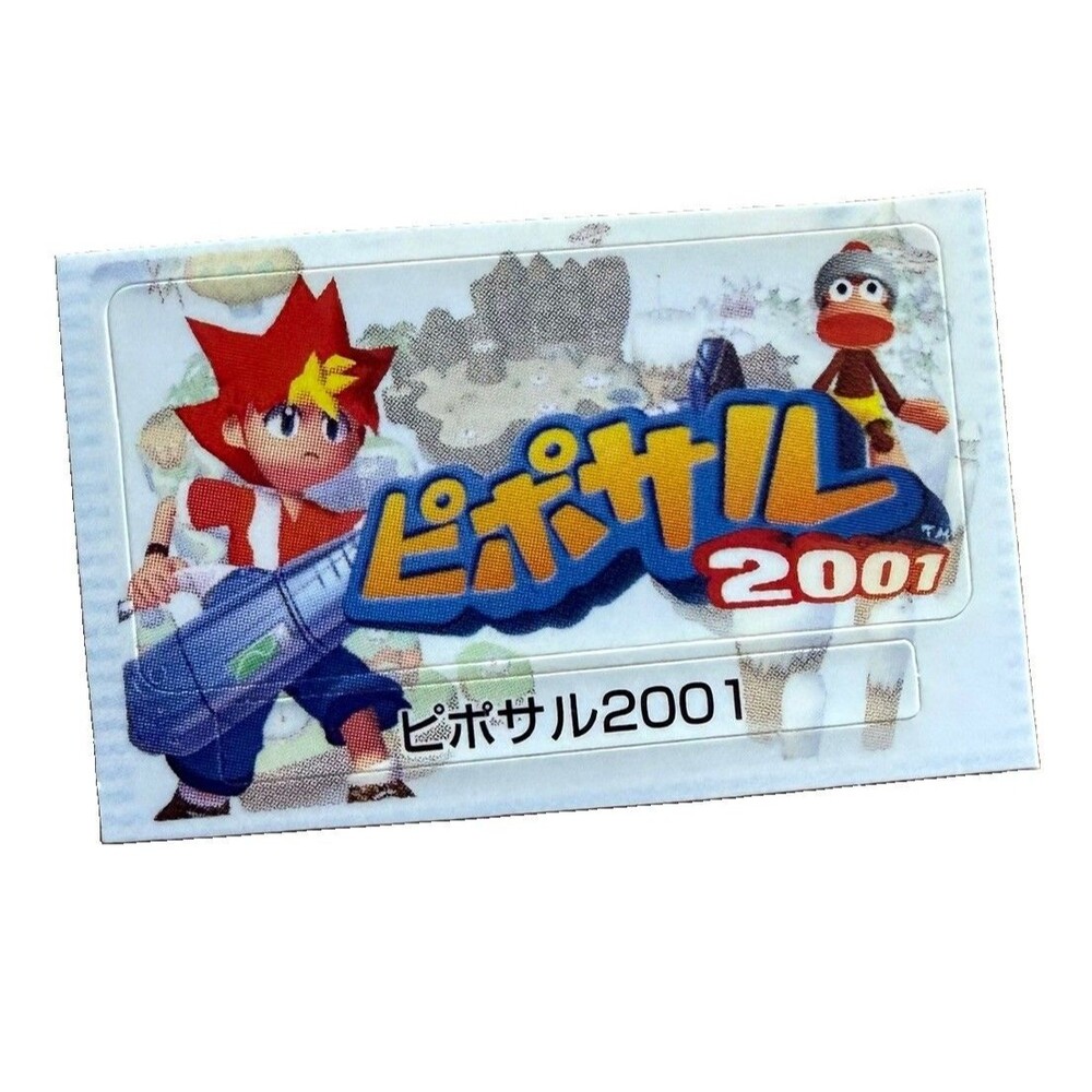 Sony PlayStation 2 Ps2 Ape Escape 2001 Official Memory Card Sticker